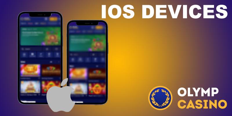 Вы можете установить приложение Olymp Casino на устройство iOS.